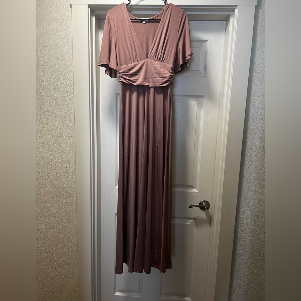Women’s mauve maxi dress